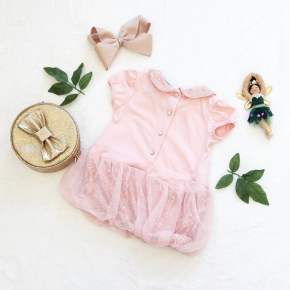 Cynthia Rowley Blush Pink Sequence Dress - Picture 2 of 5